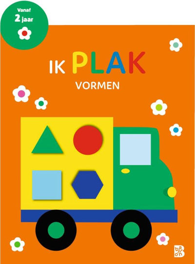 De ballon stickerboek peuters ik plak - vormen