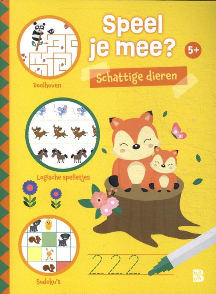 Standaard uitgeverij speel je mee? schattige dieren