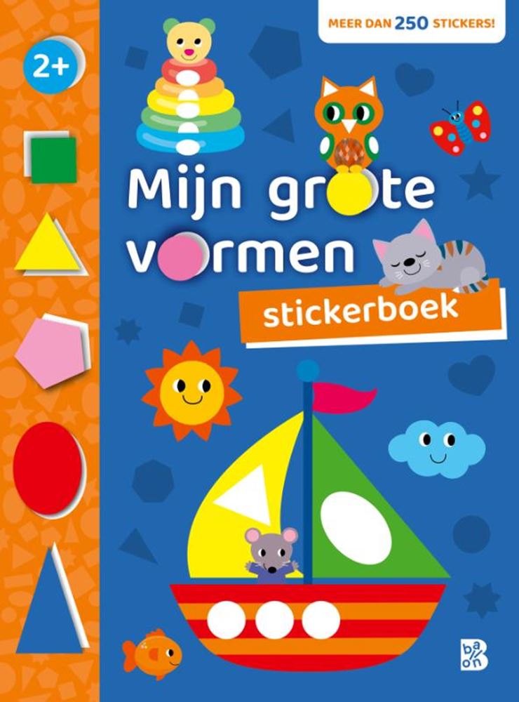 Standaard uitgeverij mijn grote vormenstickerboek 2+