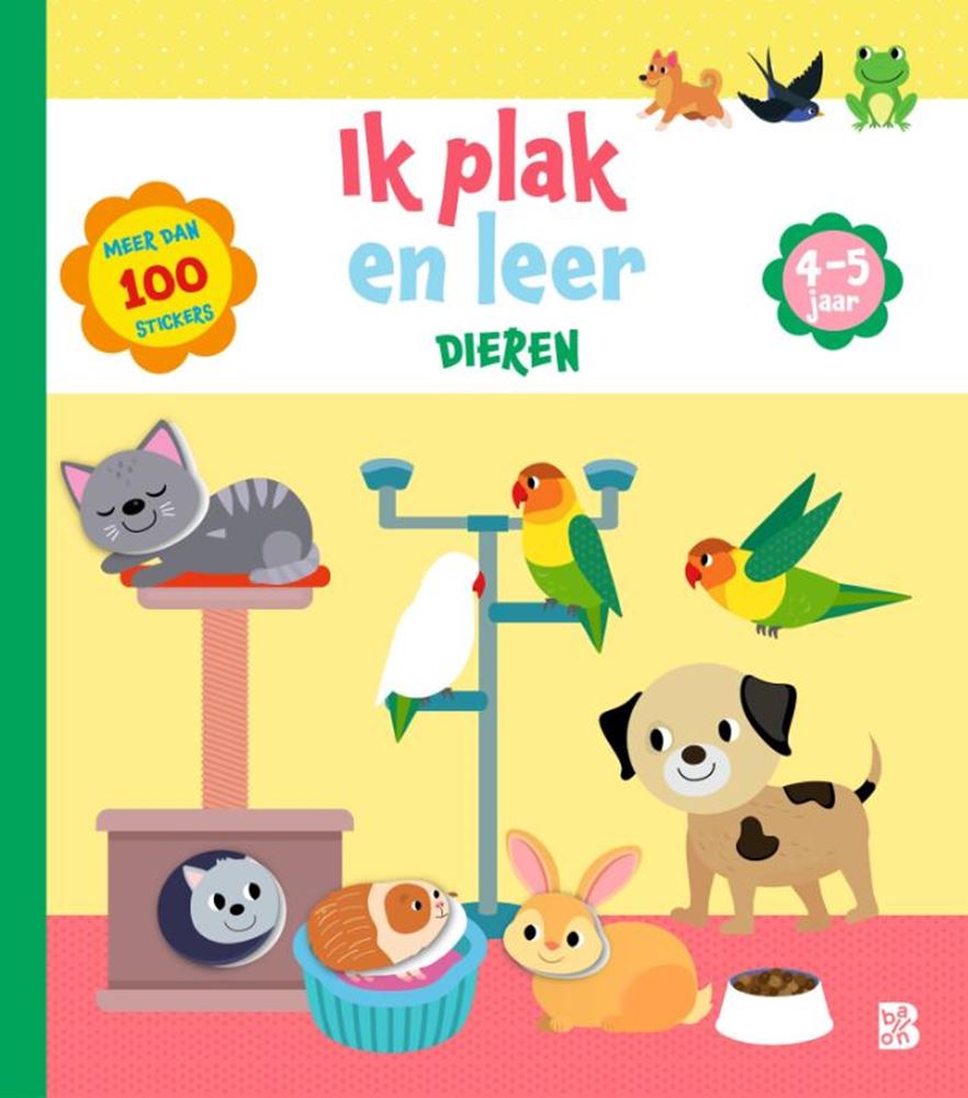 Ik plak en leer: dieren (4-5 jaar) 4+