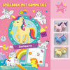 Speelboek met gommetjes: eenhoorns 4+
