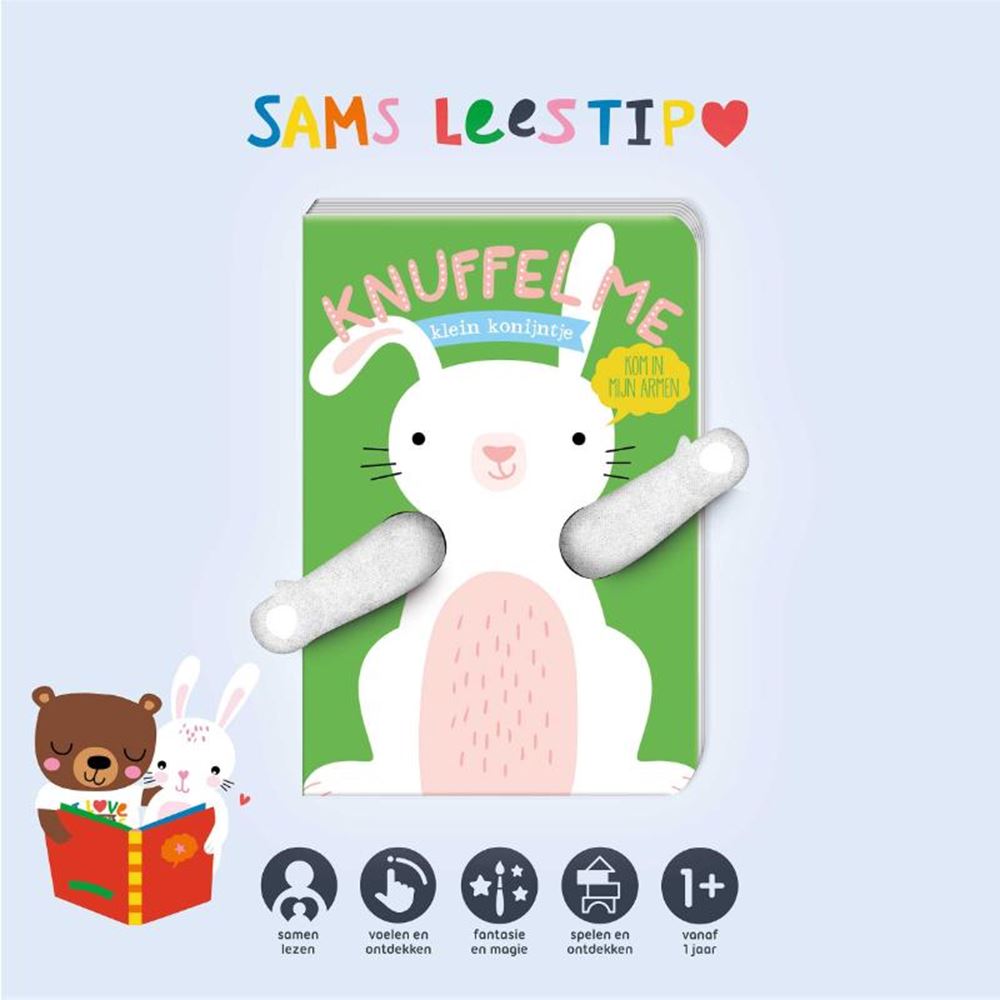 Knuffel me klein konijntje (karton)