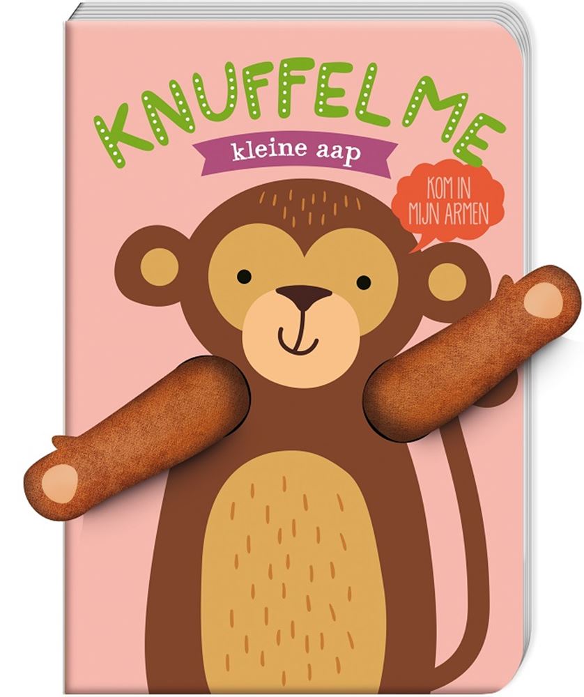 Knuffel me kleine aap (karton)