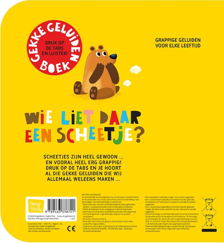 Wie liet daar een scheetje? 2+