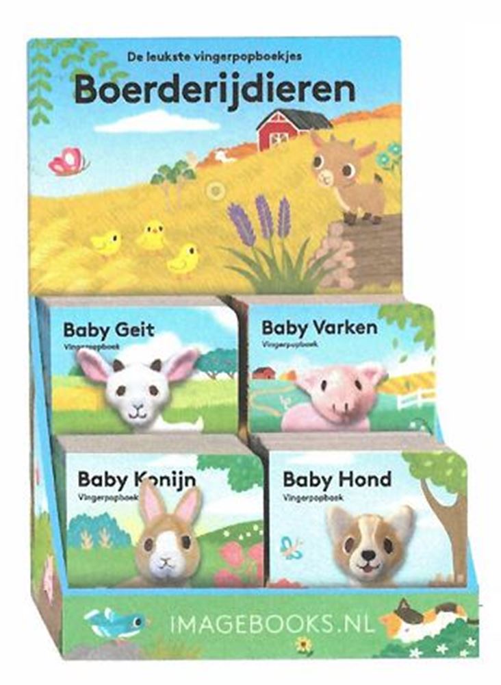 Dsp boerderijdieren vingerpopboekje ass