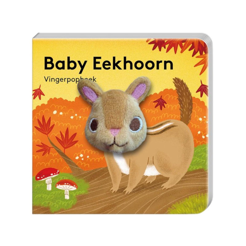 Imagebooks vingerpopboekje bos baby eekhoorn