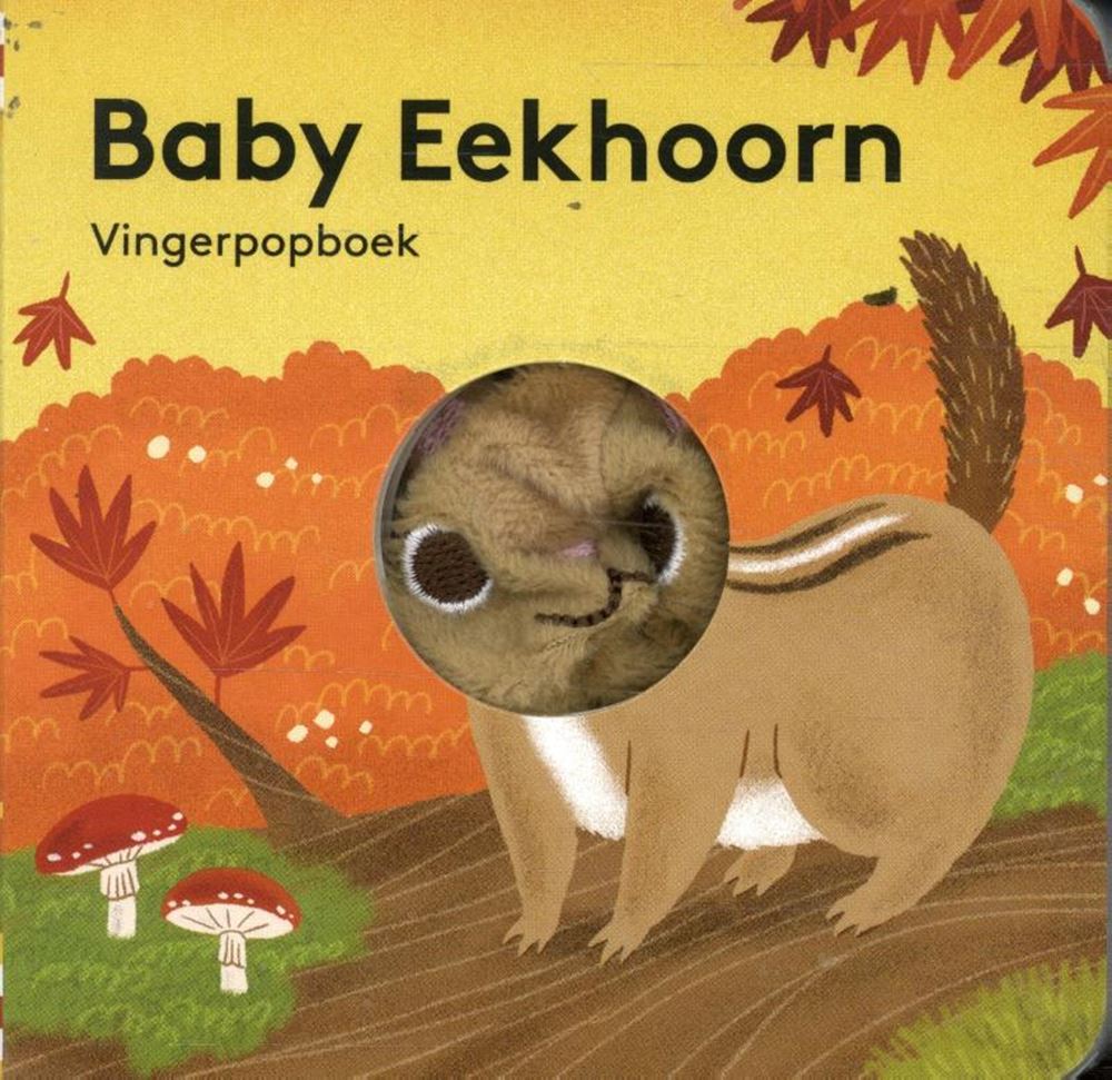 Vingerpopboekje baby eekhoorn 2+