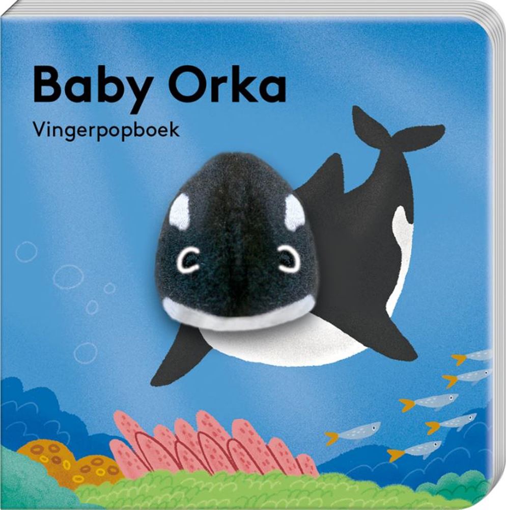 Vingerpopboekje baby orka. 1+