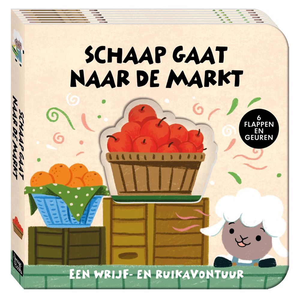 Een wrijf- en ruikavontuur - schaap gaat