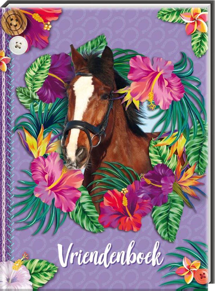 Interstat vriendenboek paarden. 4+