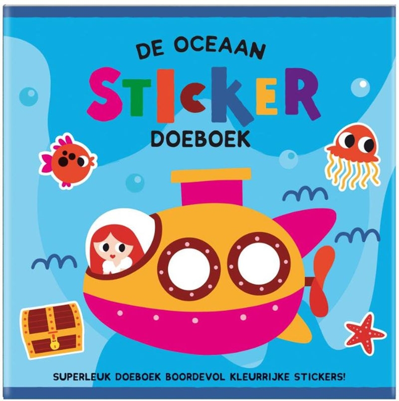 De oceaan sticker doeboek - (set van 4)