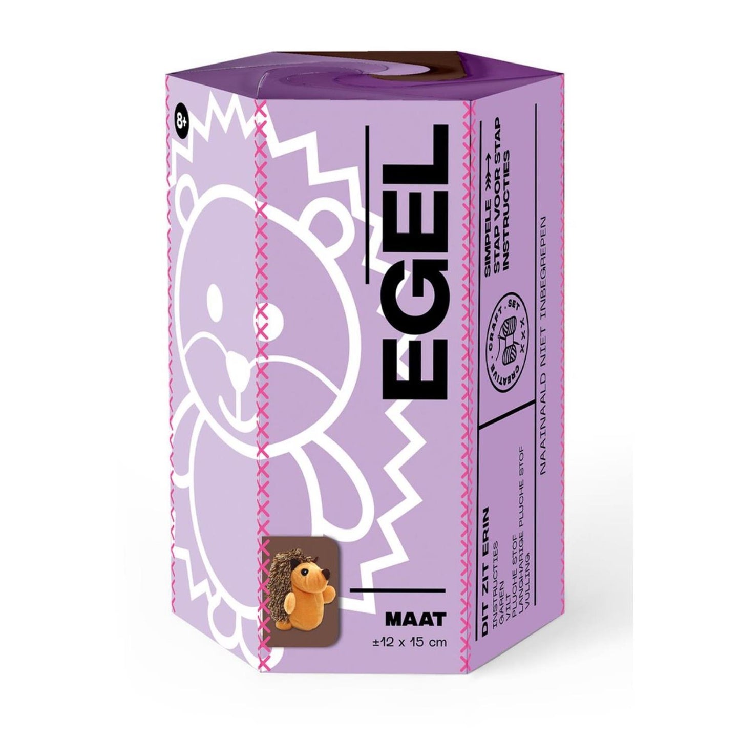 Imagebooks arts craft set - egel arts craft naaiset - egel