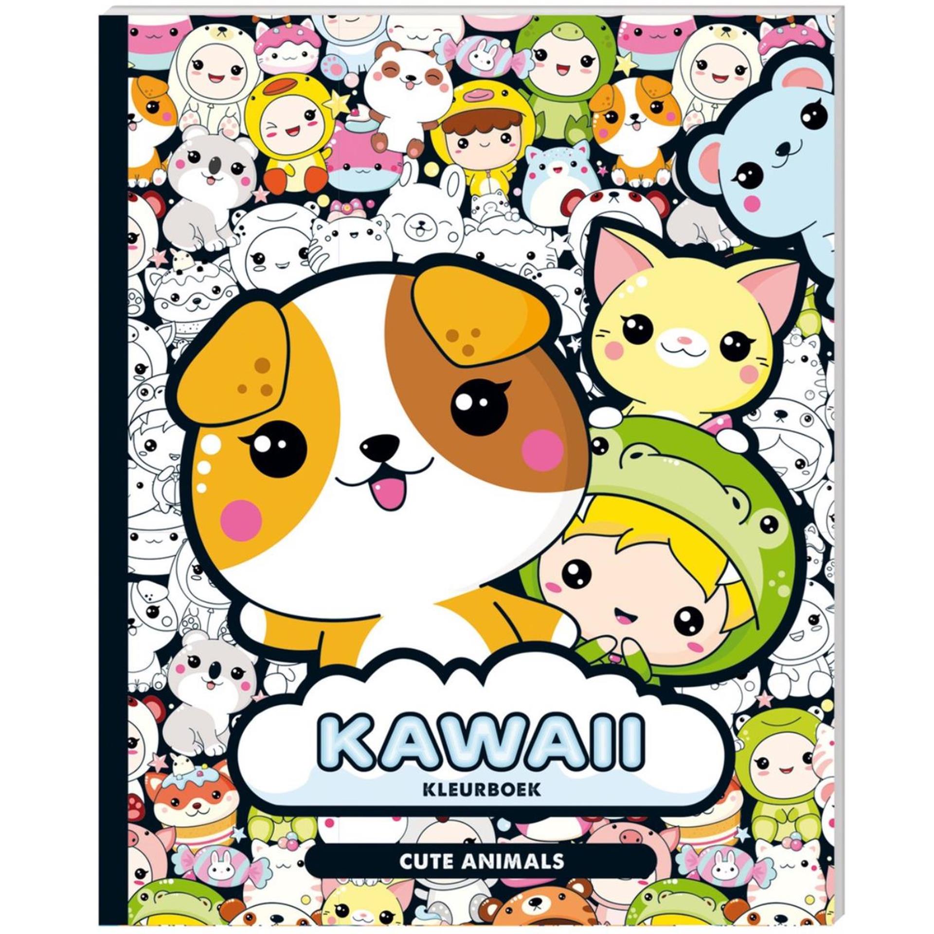 Imagebooks kawaii kleurboek - cute animals