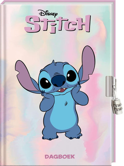 Merkloos sans marque stitch dagboek met cijferslot