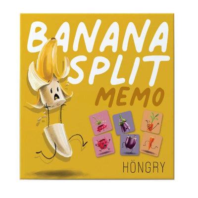 Höngry banana split, memory spel. 3+