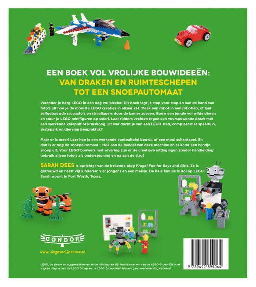 Wpg uitgevers geweldige lego ideeën (pb). 7+
