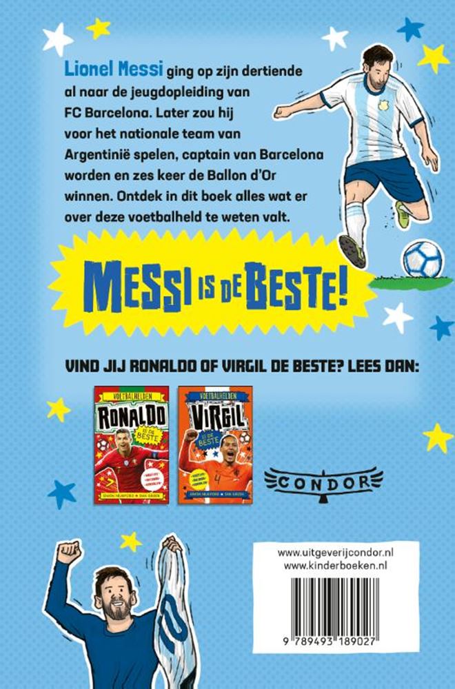 Wpg uitgevers voetbalhelden messi is de beste 8+