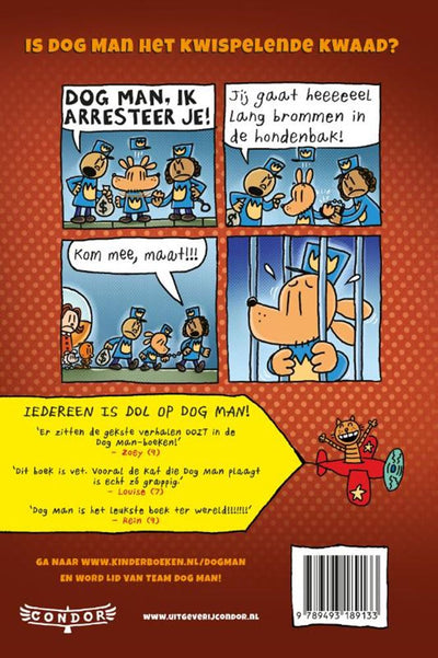 Centraal boekhuis dog man 6: de woef van de wildernis. 7+