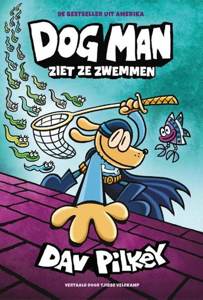 Centraal boekhuis dog man ziet ze zwemmen