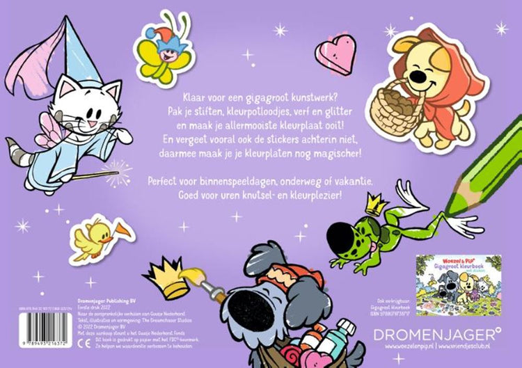 Woezel pip: gigagroot kleurboek sprook