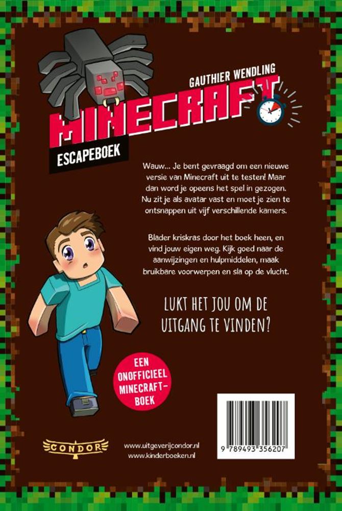 Minecraft escapeboek 9+