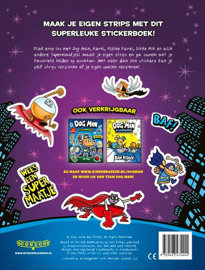 Centraal boekhuis dog man supermaatjes stickerboek alle
