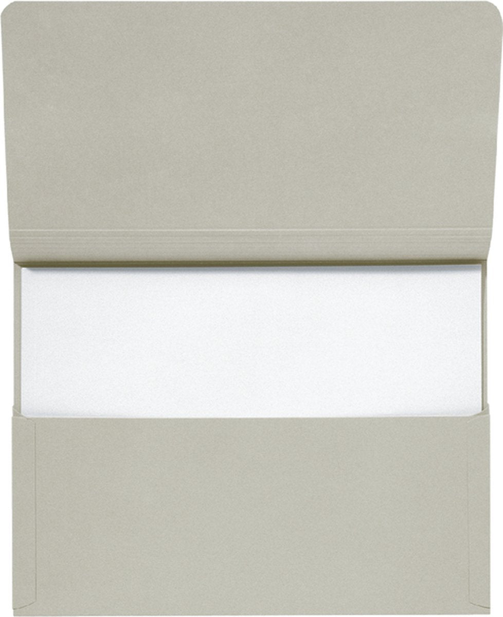 Jalema pocketmap zuurvrij secolor 1-300 vel, grijs, folio (pak 10 stuks)