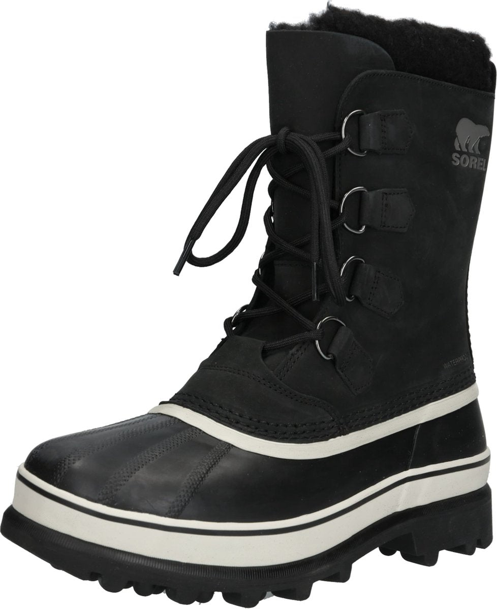 Sorel caribou™ wp men's snowboots - black, dark stone - maat 45