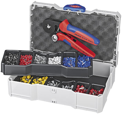 Knipex assortiment adereindhulzen | 1251 delig 0,50-10,00 mm² | krimptang | in systainer | 1 stuk - 97 90 09