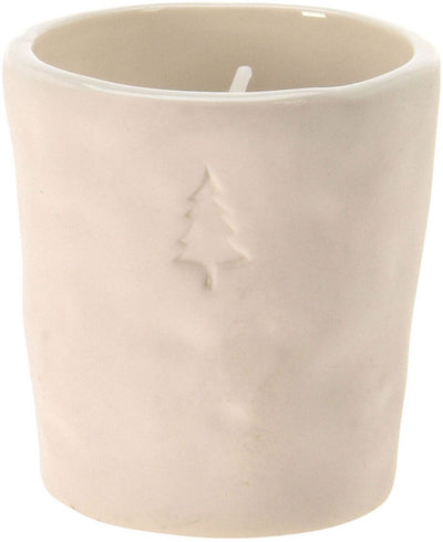 Koopman theelichthouder kerst wit, 12st.