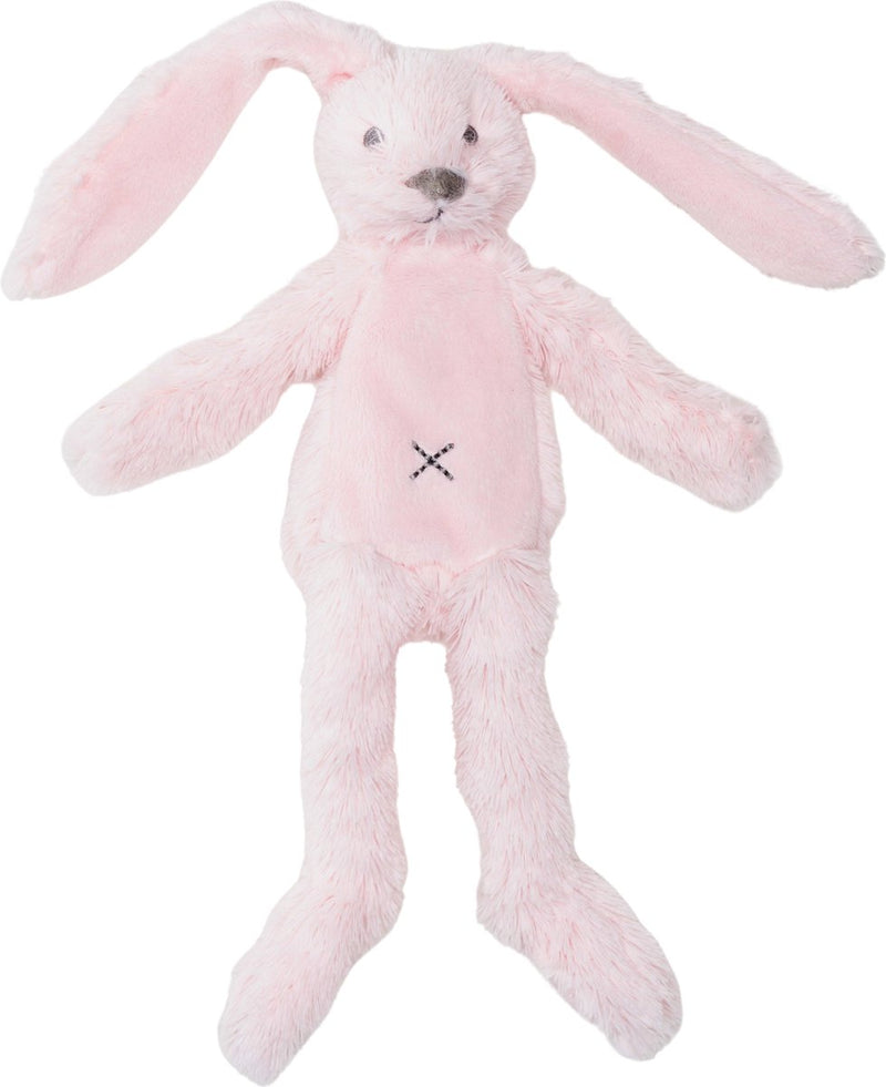 Happy horse konijn richie flatstyle knuffel 27 cm - roze - baby knuffel