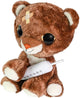 Lumo stars knuffel get well - bruine beer met spuit, 15cm
