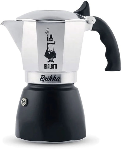 Bialetti brikka revolution 4 kops – espressopot met crema – aluminium mokapot – authentieke italiaanse koffie