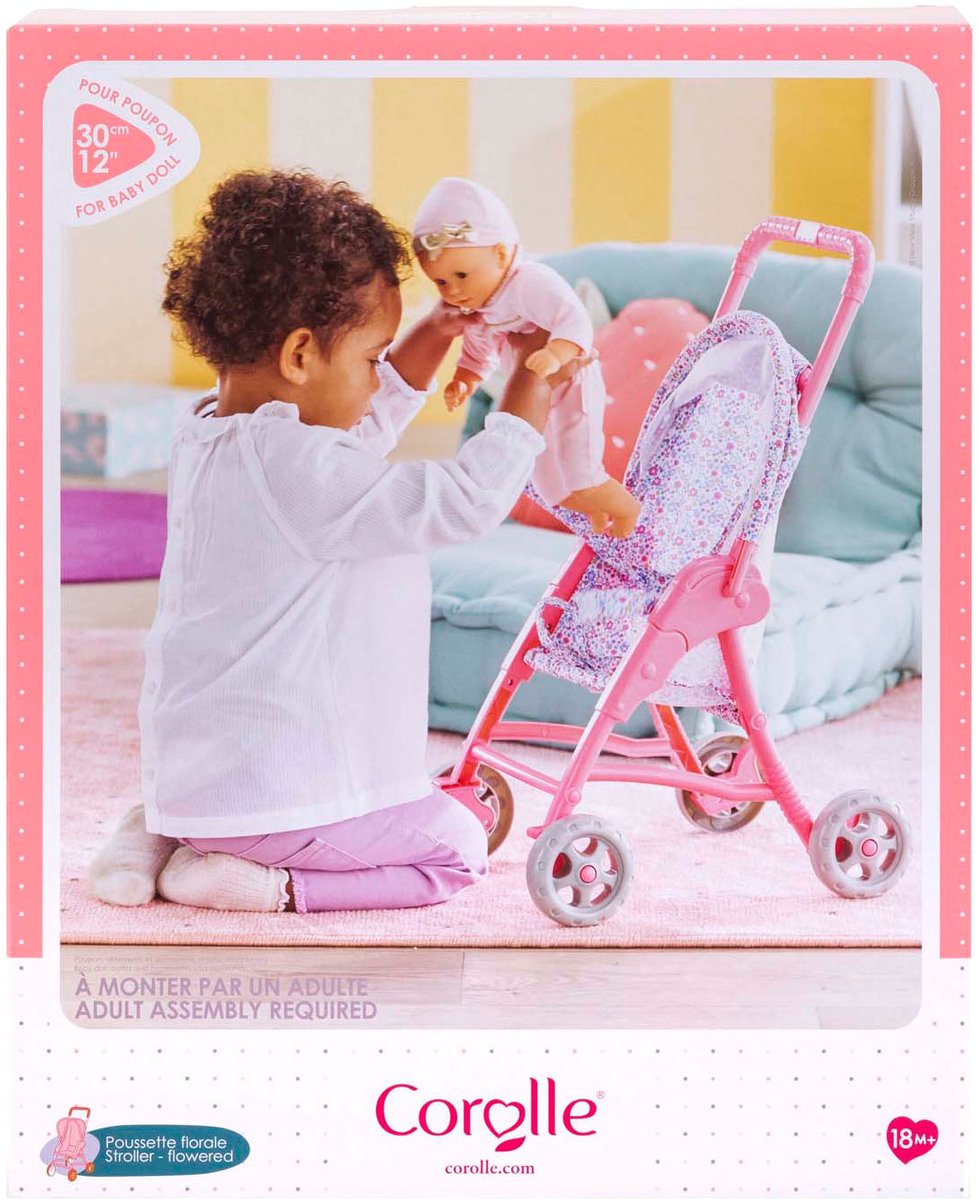 Corolle kinderwagen bloemen voor babypop, 30cm