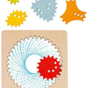 Goki houten spirograaf tekenset, 6dlg.