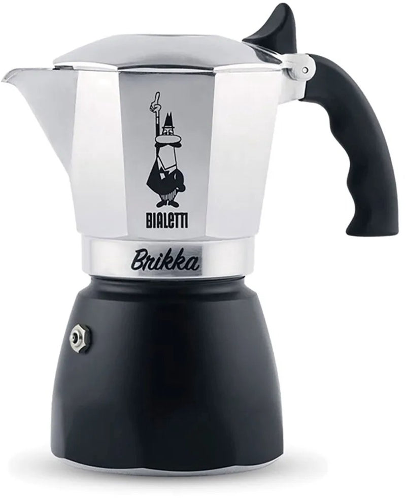 Bialetti brikka revolution 4 kops – espressopot met crema – aluminium mokapot – authentieke italiaanse koffie