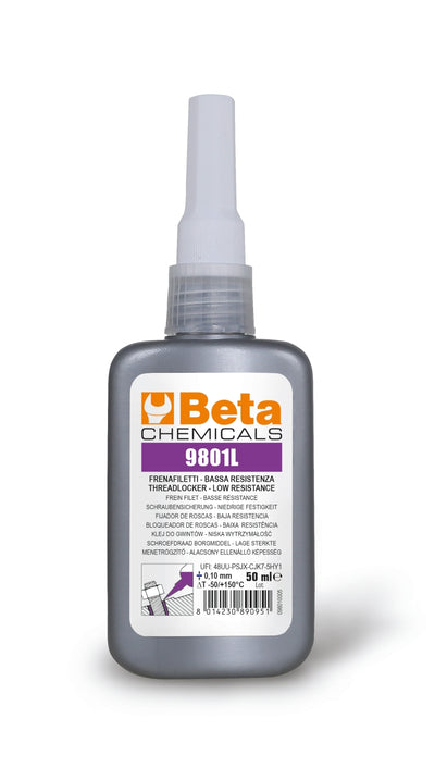 Beta 9801l schroefdraad borgmiddel loctide lage sterkte 20ml