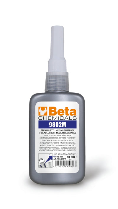 Beta 9802m schroefdraad borgmiddel loctide gemiddelde sterkte 20ml