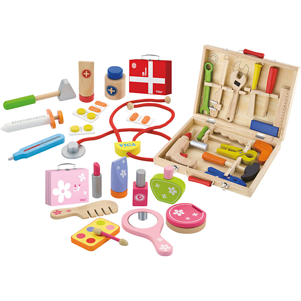 Https: www.cchobby.nl viga-houten-speelset-33-onderdelen-1-set