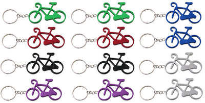 Mighty sleutelhanger aluminium fiets (12 stuks)