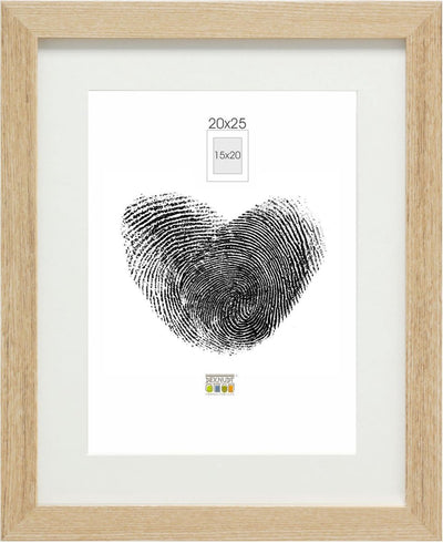 Deknudt frames fotolijst - naturel - passe-partout - 15x20 20x25 cm