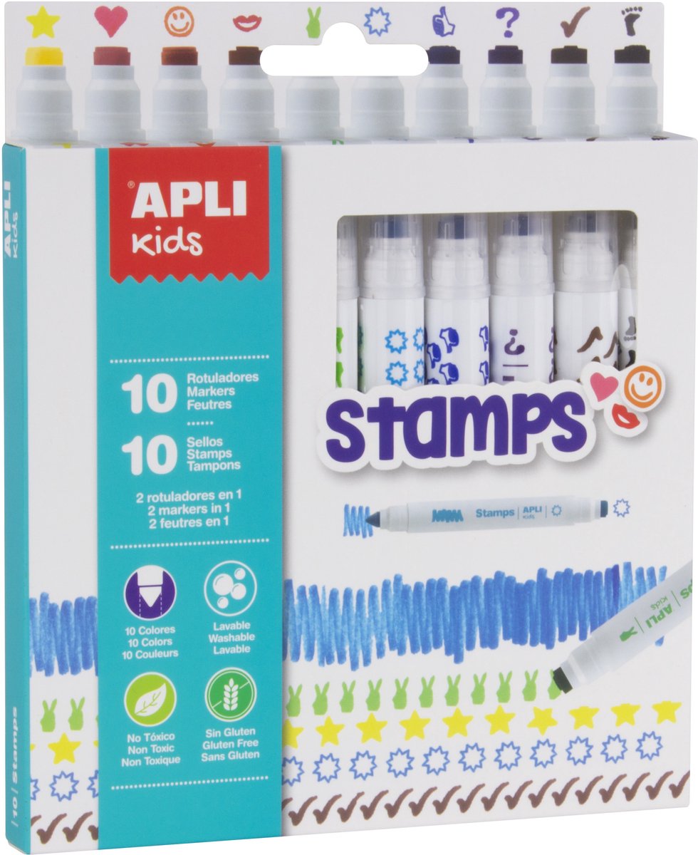Apli kids apli stempel markers 10 u.