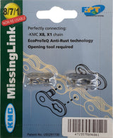 KMC MissingLink E1 E8 EPT, 3 32, 2 stuks, zilverkleurig - afbeelding 1