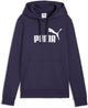 Puma ess no. 1 logo hoodie fl (s) dames trui - deep plum