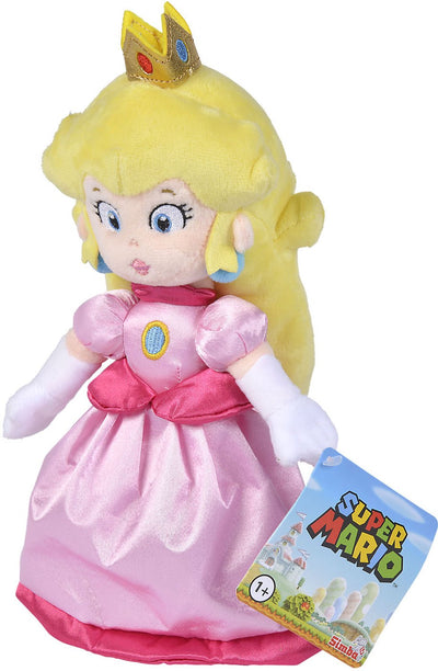 Simba super mario pluchen knuffel peach, 27cm