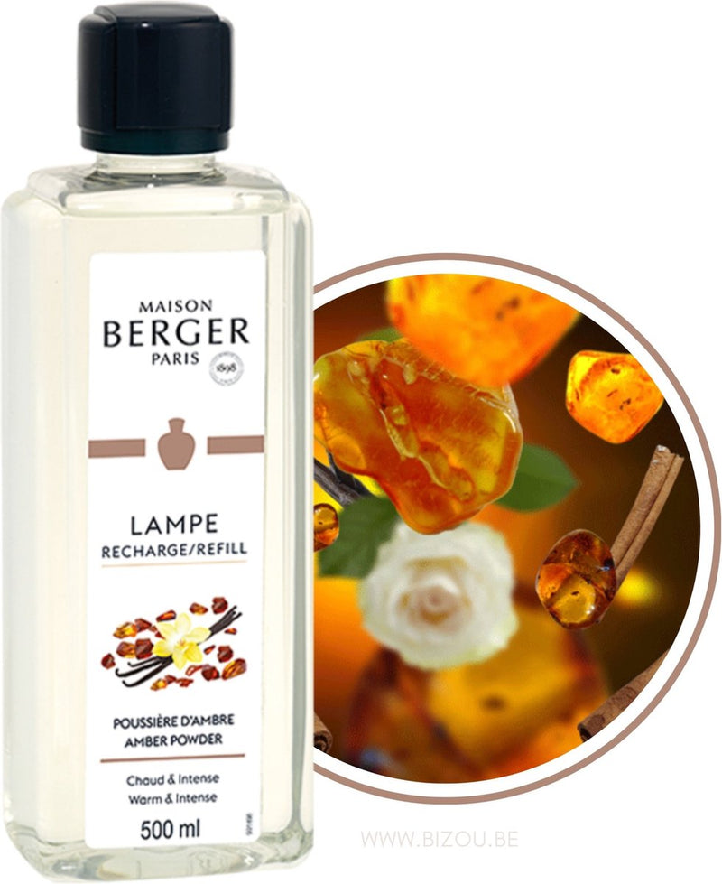 Lampe berger navulling - oriental - poussiere d'ambre 500ml