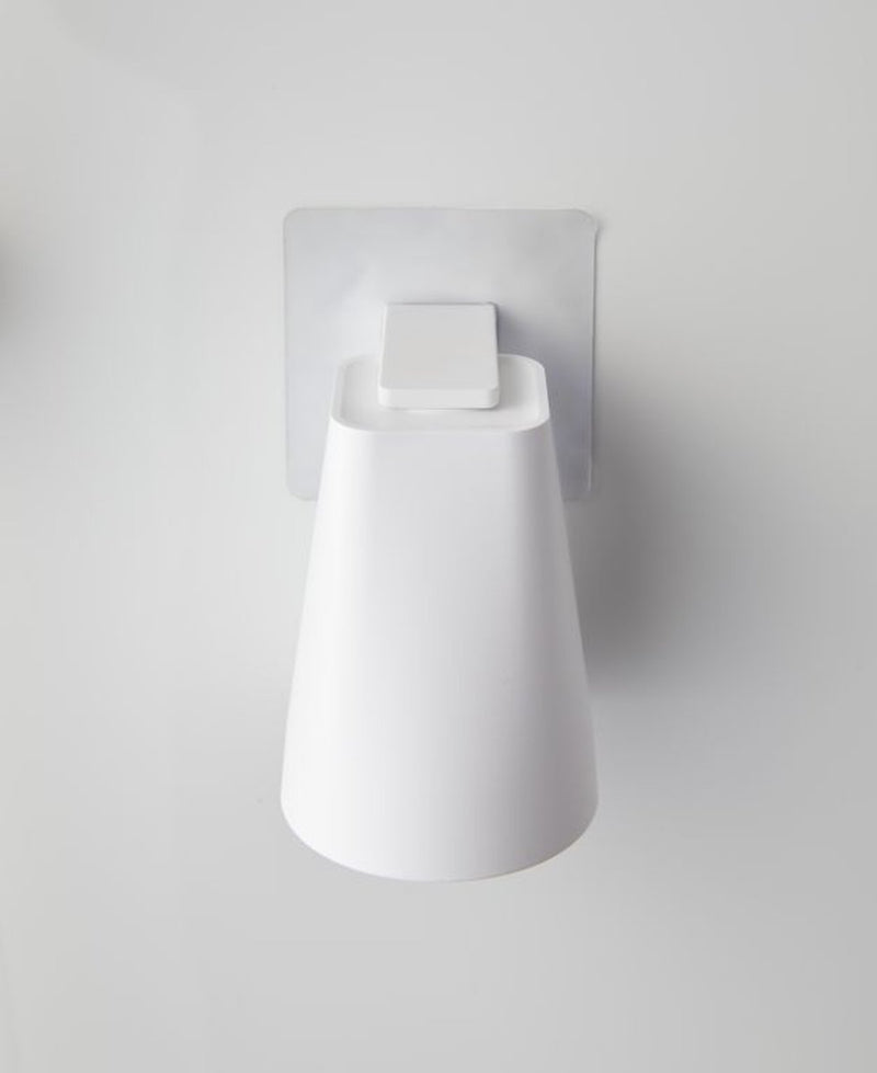 Yamazaki zelfklevende badkamer bekerhouder - tower - wit