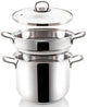 Orion anett serie - roestvrijstalen stoompan - 5l - 22cm diameter - inclusief stoominzet
