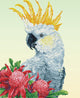 Diamond dotz® diamond painting volwassenen - ronde steentjes - volledig pakket - hobby - - dd10.059 - dieren - white cockatoo warathas 51 x 41 cm