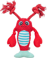 Trixie kreeft met flostouw rood - afbeelding 1